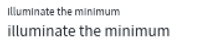 The same Source Sans Pro lines with standard hinting: the baseline and x-height hold to pixel rows while horizontal placement stays fractional